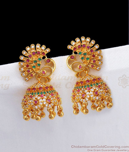 Pin by porselvi on jimiki | Gold earrings models, Delicate gold jewelry,  New gold jewellery designs