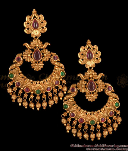 Chandbali Earrings Gold Joyalukkas 2024 | favors.com