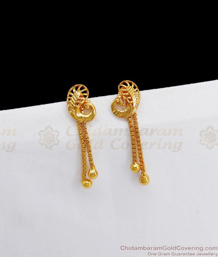 Studs Women Daily Wear Gold Earrings at Rs 4000/pair in Kolhapur | ID:  25994321848