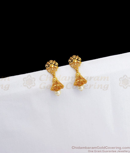 Buy One Gram Gold Daily Use Small American Diamond Earrings Design Buy  Online