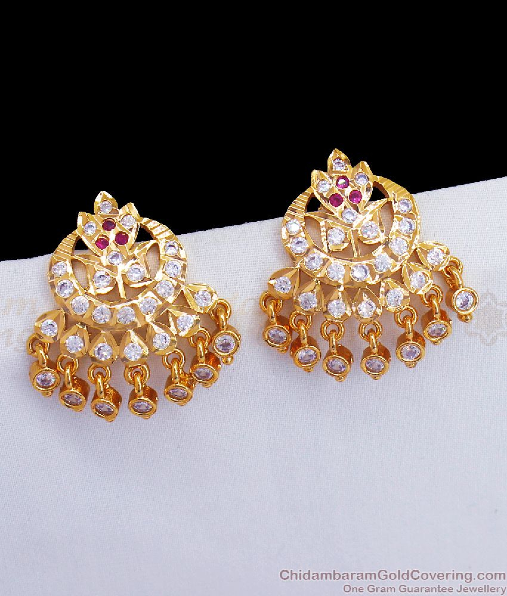 Buy Chandbali Half Moon Impon Dangler Earring Collection ER3075