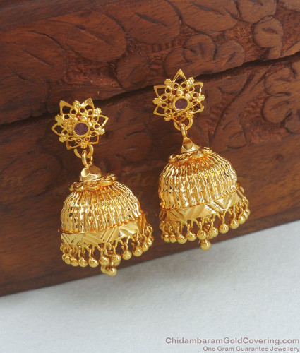 Ruby jhumka store earrings online