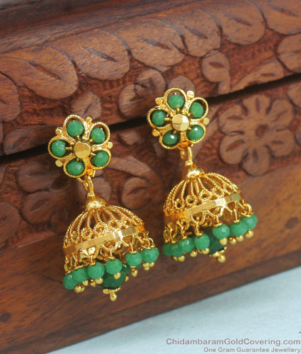 Buy Traditional Ethnic Peacock Style With 3 Zumka Jhumki Jhumka Earrings  For Women & Girls at Amazon.in