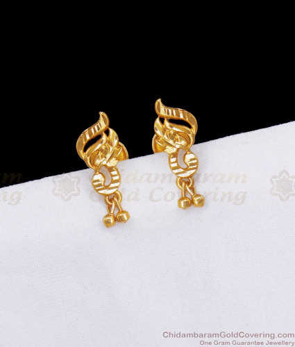 Gold Earring  Tops Dangle 916 Gold Earrings  Tops For Daily Wear