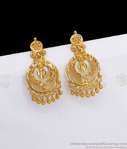 Buy One Gram Gold Medium Size Round Hoop Earrings Buy Hoop Earrings Online