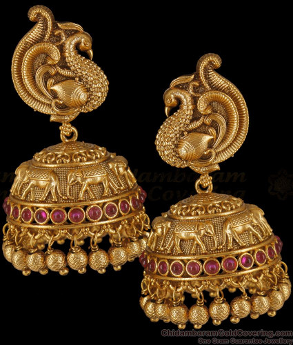 Latest antique clearance jhumkas