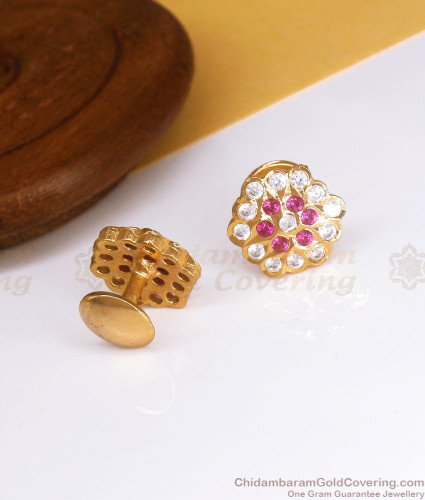 22k Gold Earring Heart Solid Gold Stud Earrings-real Gold Stud-indian Gold  Stud-wedding Gift Handmade Gold Stud by Indian Kaarigari Work - Etsy Israel