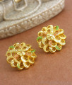 Grand Meenakari Pattern Big Stud Earring Forming Collections ER3427