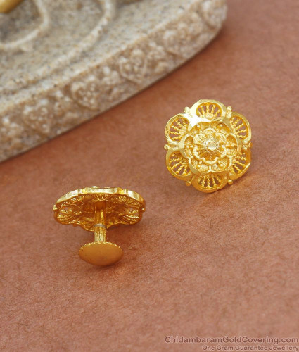 Stud Gold Earrings Designs with Price and Weight  Gold Studs Designs   Gold  earrings with price Simple gold earrings Gold earrings designs