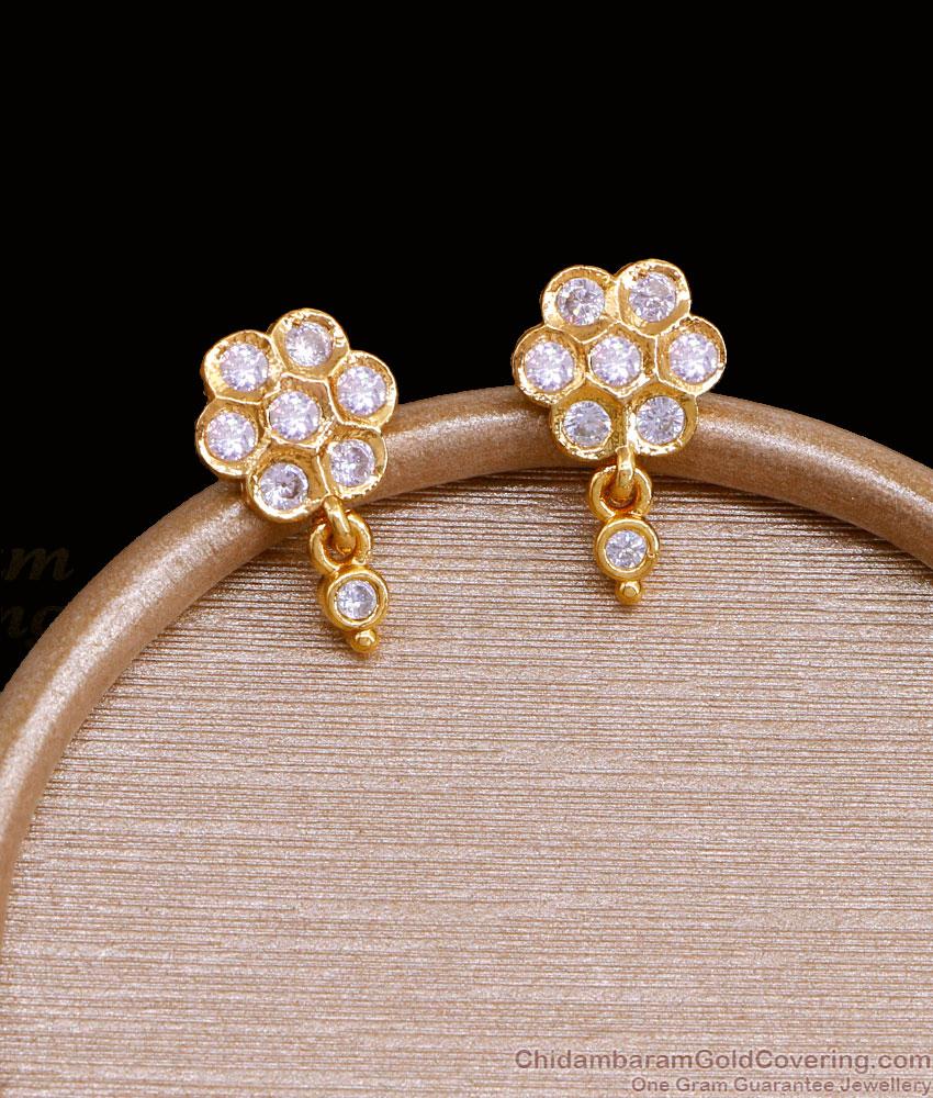 Full White Gati Stone Earring Impon Collections ER3527