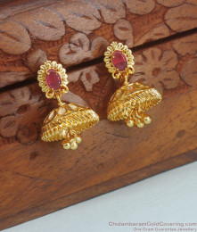 Pure on sale gold jhumki