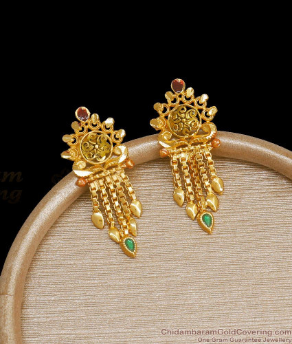 2 gram gold earrings daily use