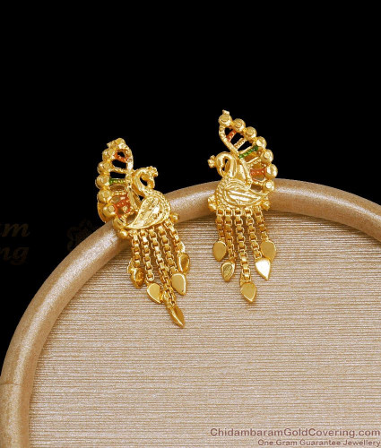 Buy 18KT Gold Kids Bindhi Designed Earring - Bindhi Design Earrings for  Children