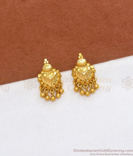 22K YELLOW GOLD FILIGREE ANTIQUE ETHNIC HANDMADE EARRING PAIR ENAMEL COLOR  INDIA | eBay