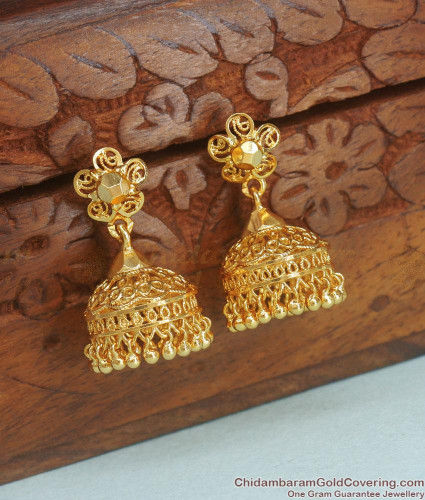 Gold earrings designs for daily use/1 gram gold earring new design/earrings  designs@SonarAlankar - YouTube