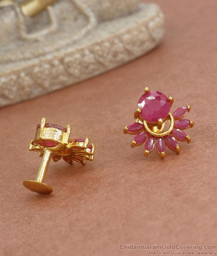 Ruby imitation jewellery hot sale online shopping