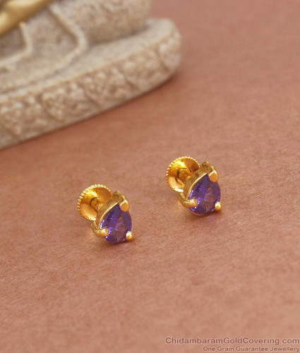 Cushion Cut Amethyst and Diamond Accent Earrings in 14k Yellow Gold (7mm)