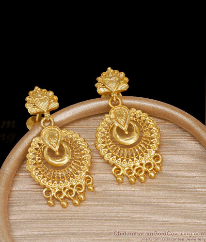 Gold danglers clearance