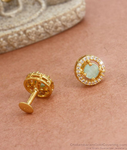 Real 24K Yellow Gold Luck Hollow Flower Stud Earrings For Women 999, 0.94g,  6mmW Ainaa Beauty From Shannonor, $94.65 | DHgate.Com