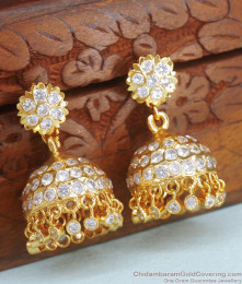 Metal jhumkas deals online