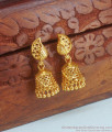 Daily Wear Gold Plated Jhumkas Mango Designs ER4024