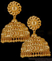 Grand Heavy One Gram Gold Jhumki Womens Bridal Collections ER4039