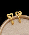 Buy Heart Shaped 2 Gram Gold Earrings ER4047