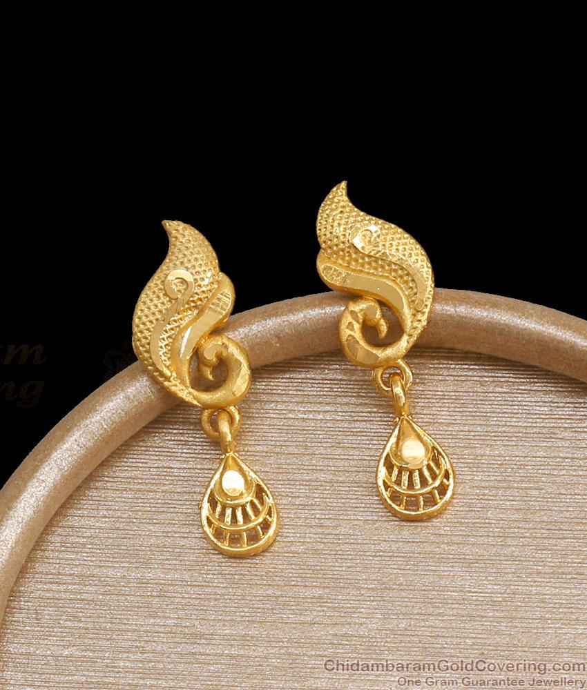 Beautiful 2 Gram Gold Stud Earrings Collections ER4054