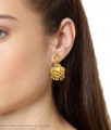 2 Gram Gold Earring Dangler Design For Wedding ER4079