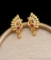 Buy Gold Peacock Stud Earring Imitation Jewelry Design ER4126