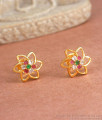 Daily Wear Stone Studded Gold Earring Imitation Jewelry ER4132