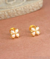 Beautiful Gold Imitation Earring With Pearls ER4135