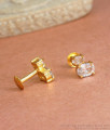 Trendy Stone Stud Collection One Gram Gold Earrings ER4138