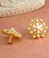 Grand Look Pearl Studs Gold Imitation Earring ER4152