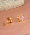 Cute Tiny Gold Like Stud Earring Daily Wear Jewels ER4154