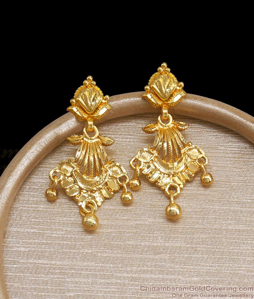 1 Gram Gold Earring For Women Function Jewelry ER4162