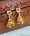 Shop Guaranteed Gold Plated Earring Stone Jhumkas ER4201