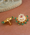 Crescent Design Gold Plated Ear Studs Online ER4237