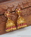 Stylish One Gram Gold Jhumki for Marriage ER4248