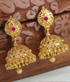 One Gram Gold Earring Big Jhumka For Wedding ER4319