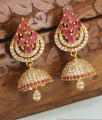 New Arrival Diamond Earring Big Gold Jhumka ER4324