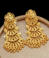 4 Layer Bridal Gold Dangler Earring With Price Online ER4342