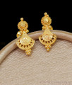 Traditional Stud Gold Earring Occasional Wear Design ER4349