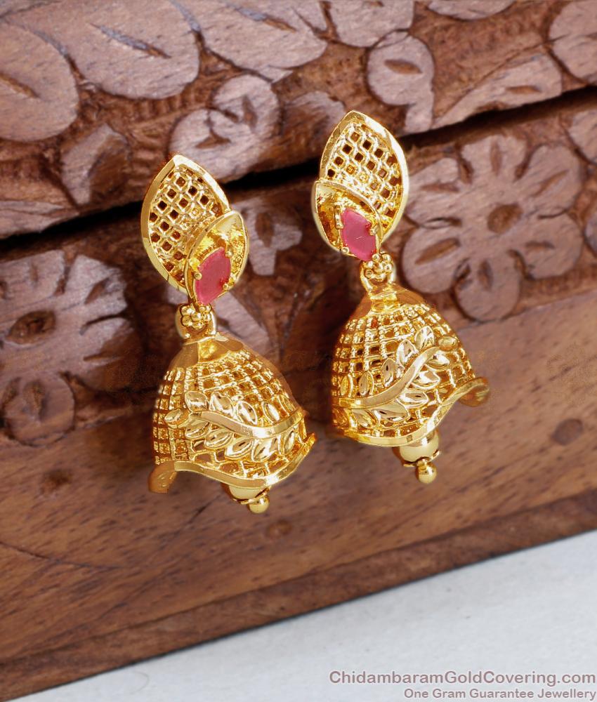 Stylish Gold Jhumki 1 Gram Gold Earring For Women ER4382