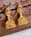 Latest South Indian Jhumka Earring Gold Design ER4388