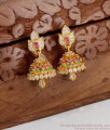 Semi Precious Ad Stone Jhumkas For Women Fashion ER4389