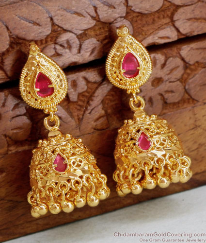 Earrings fashion in gold jimikki