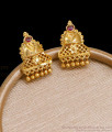 Traditional Gopuram Earring 1 Gram Gold Stud ER4403