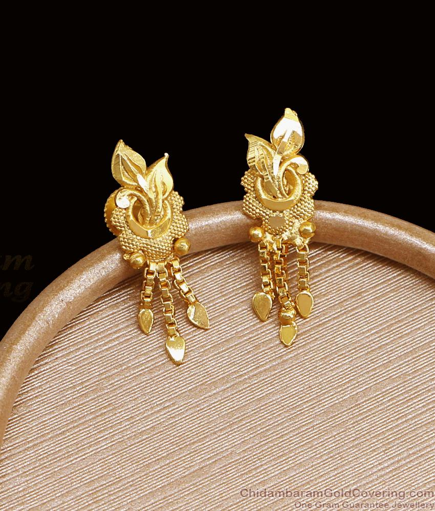 Daily Wear Gold Imitation Earring Floral Studs ER4447