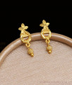 Real Gold Finish Earring Regular Wear Jewelry Designs ER4455